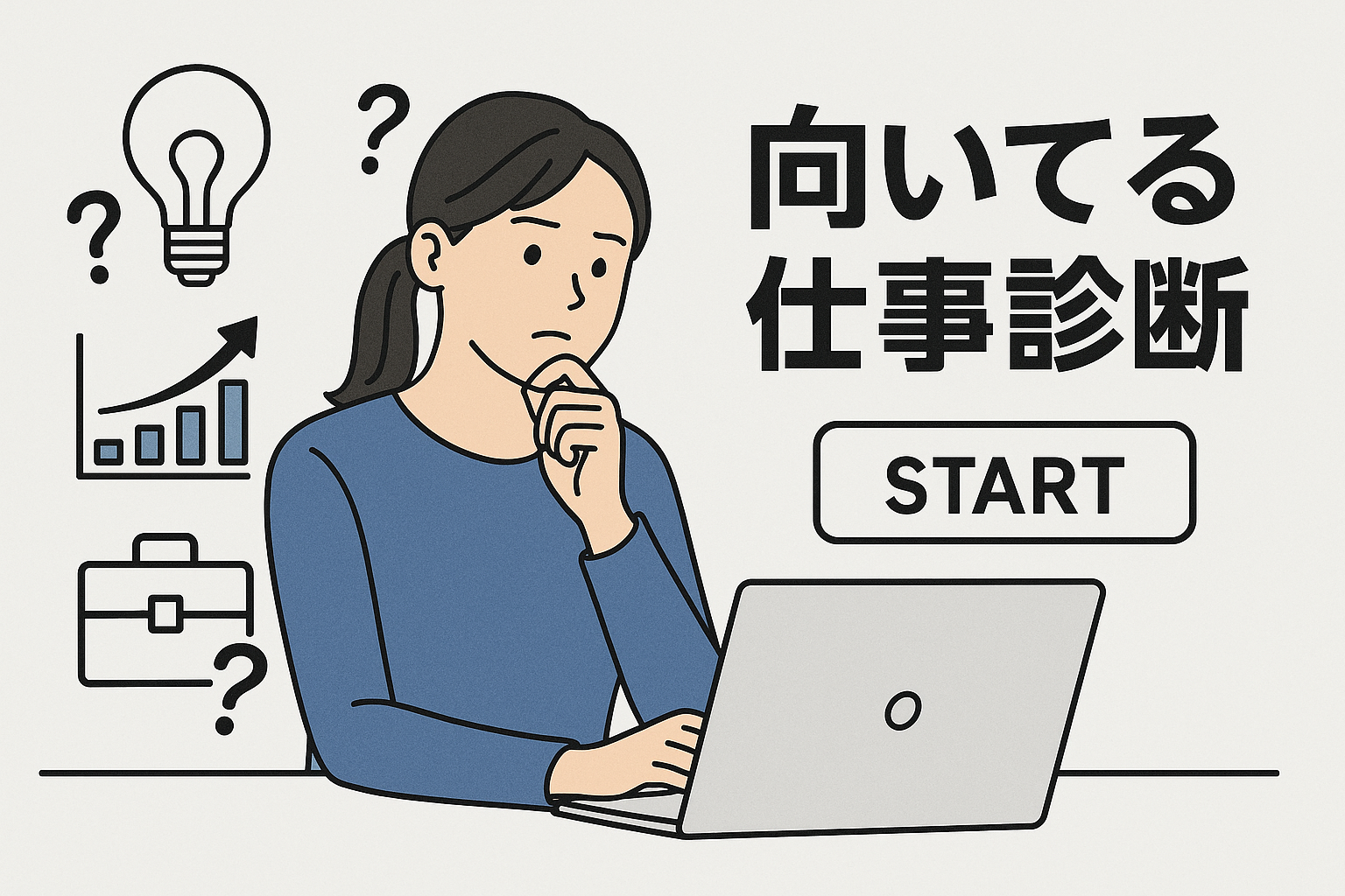 向いてる仕事(職業適性タイプ)診断