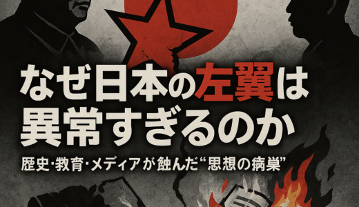 なぜ日本の左翼は異常すぎるのか？